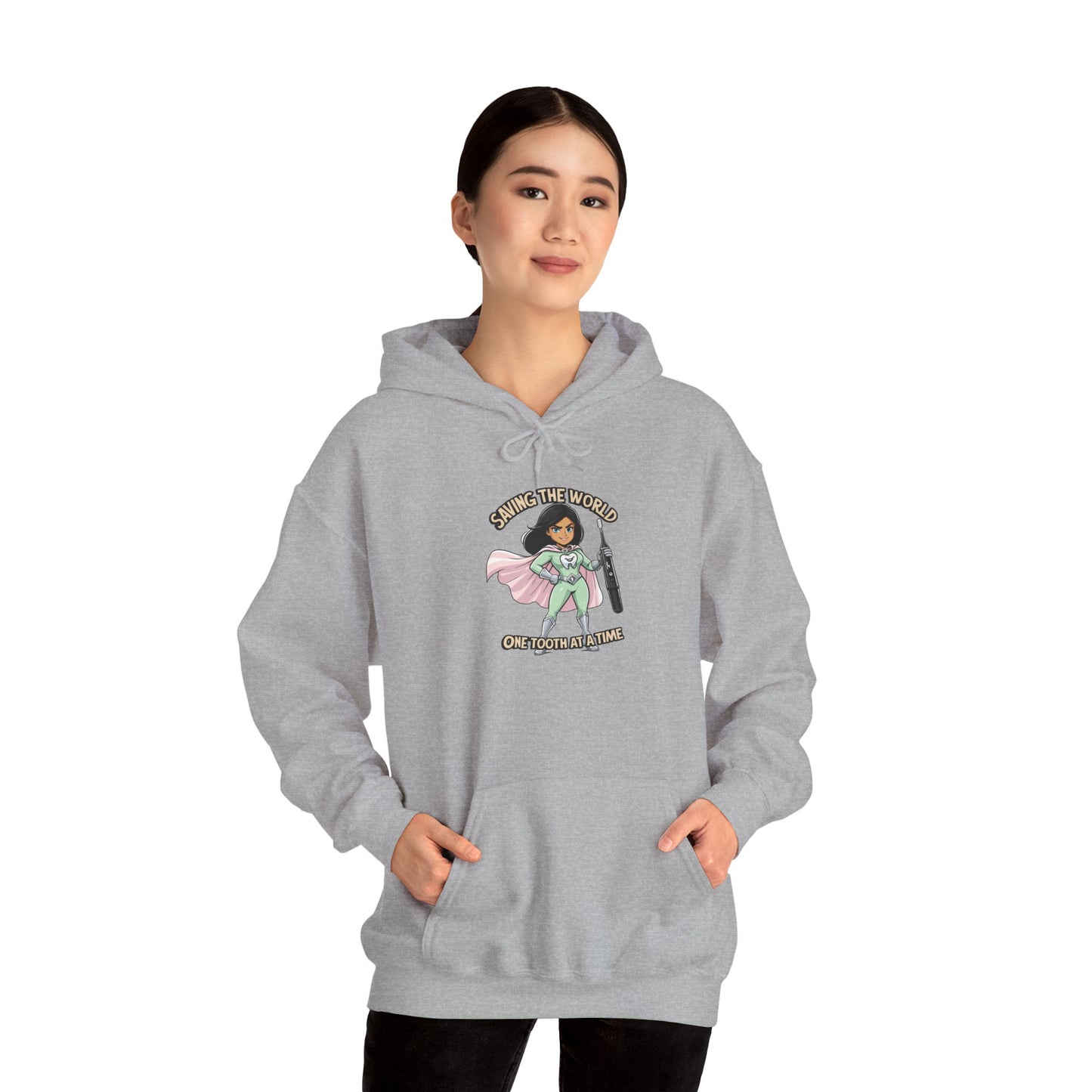 Super Smiles Defender - IW Unisex Heavy Blend™ Hooded Sweatshirt