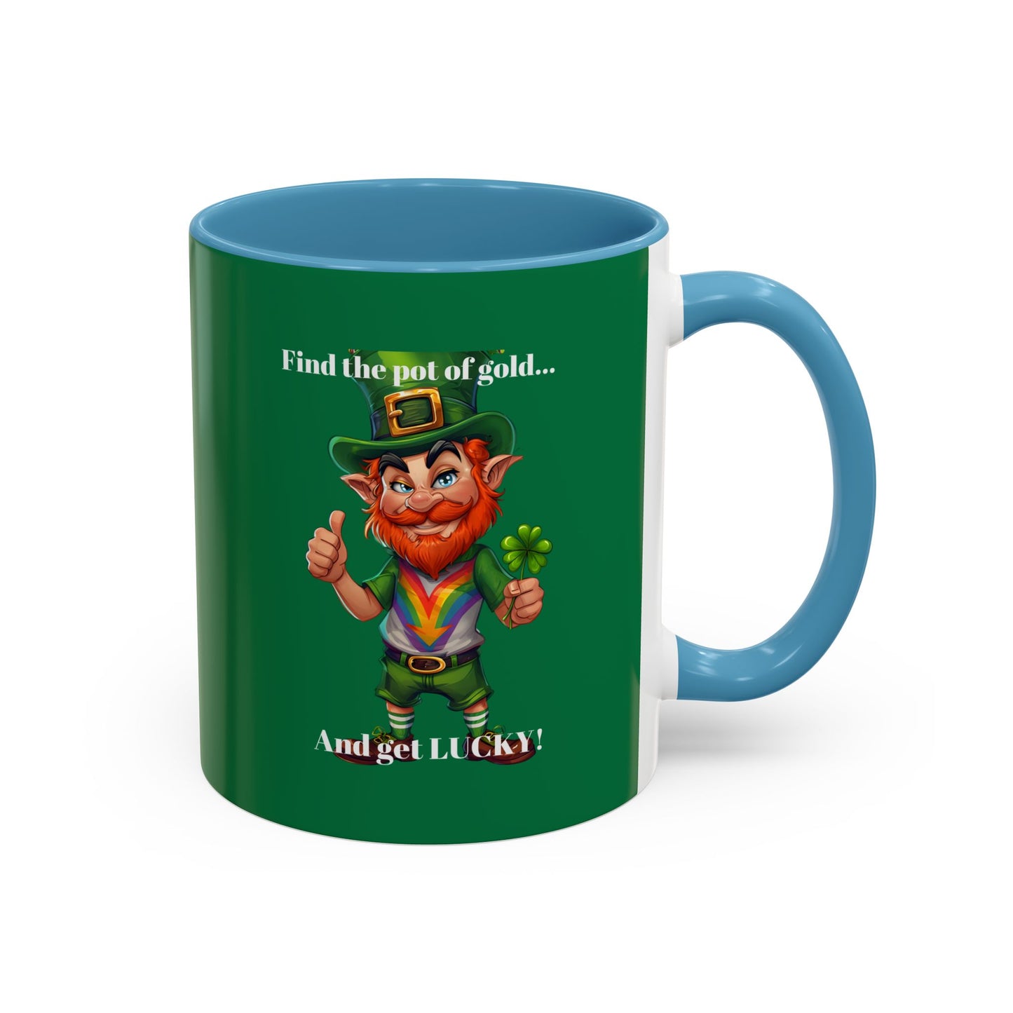 Accent Mug - Get Lucky M Design - 11oz