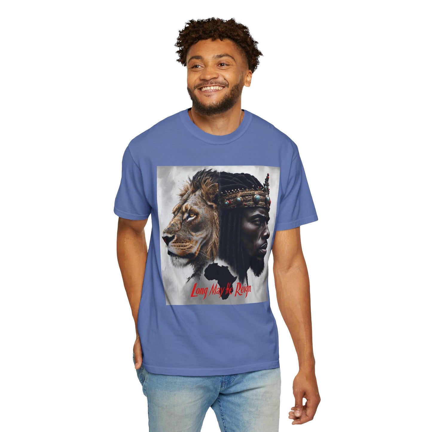 Long May He Reign (fierce) Unisex Garment-Dyed T-shirt