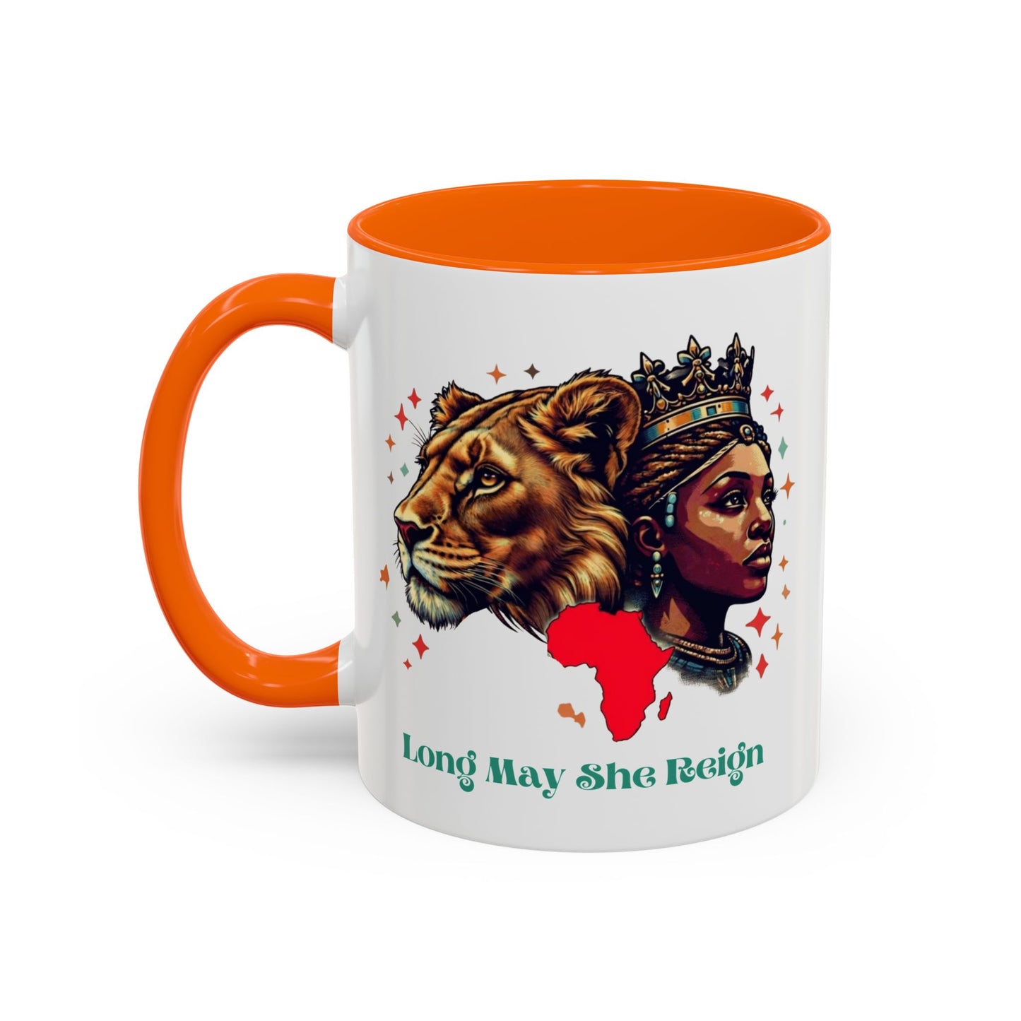 Long May She Reign -  Accent Coffee Mug (11oz)