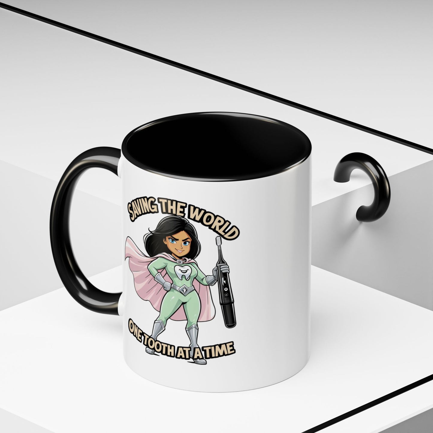 Super Smiles Defender - IW  Accent Coffee Mug (11oz)