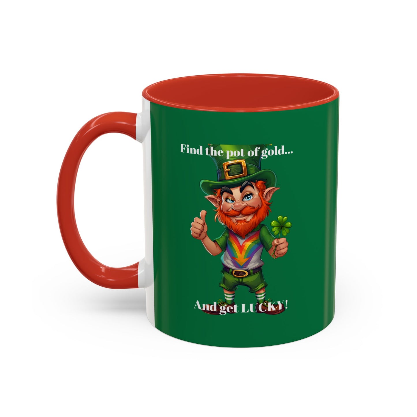 Accent Mug - Get Lucky M Design - 11oz
