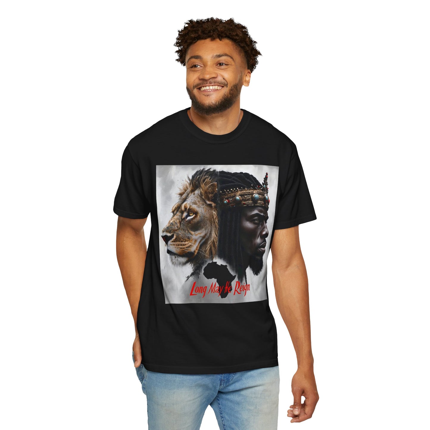 Long May He Reign (fierce) Unisex Garment-Dyed T-shirt