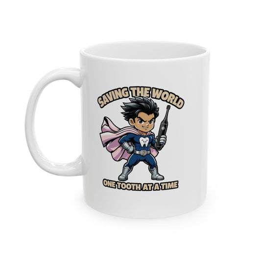 Super Smiles Defender - AM Ceramic Mug (11oz)