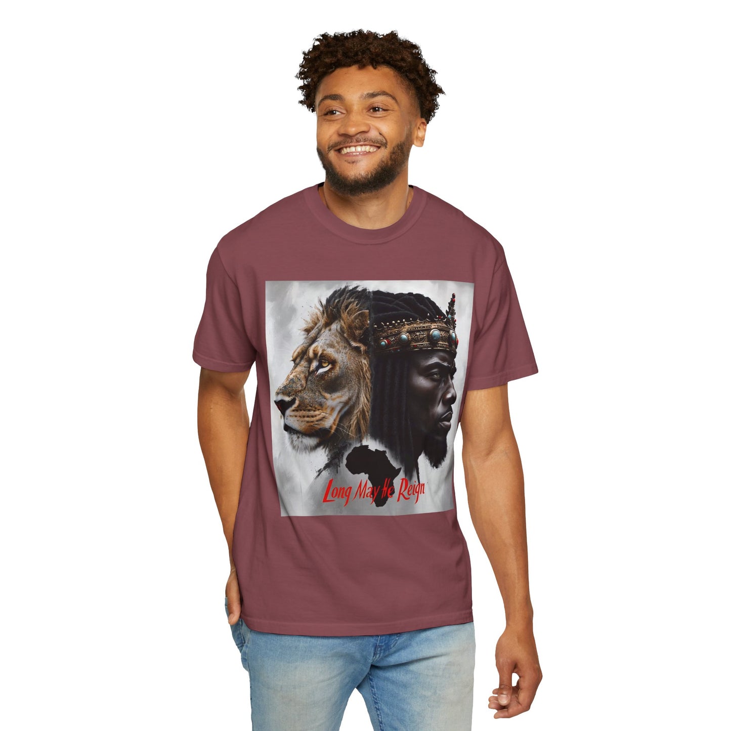 Long May He Reign (fierce) Unisex Garment-Dyed T-shirt