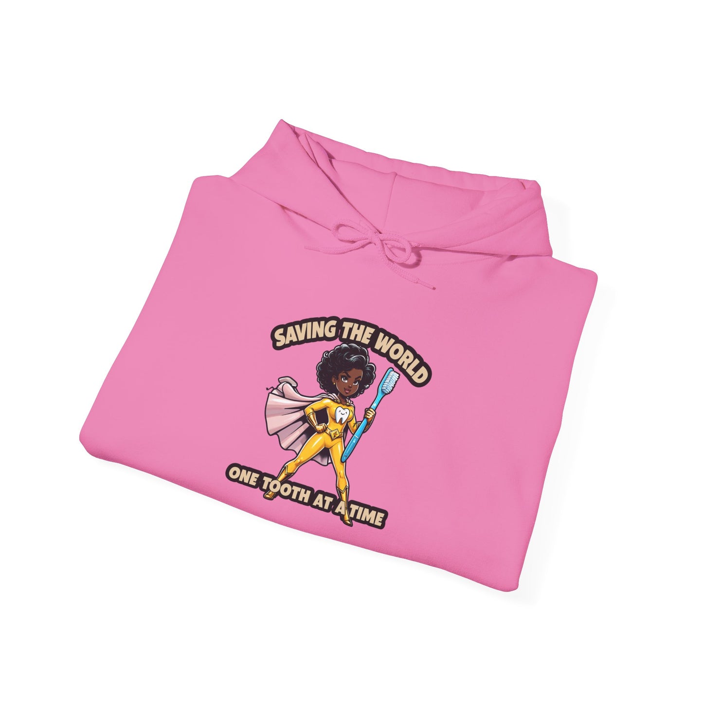 Super Smiles Defender - BW Unisex Heavy Blend™ Hooded Sweatshirt