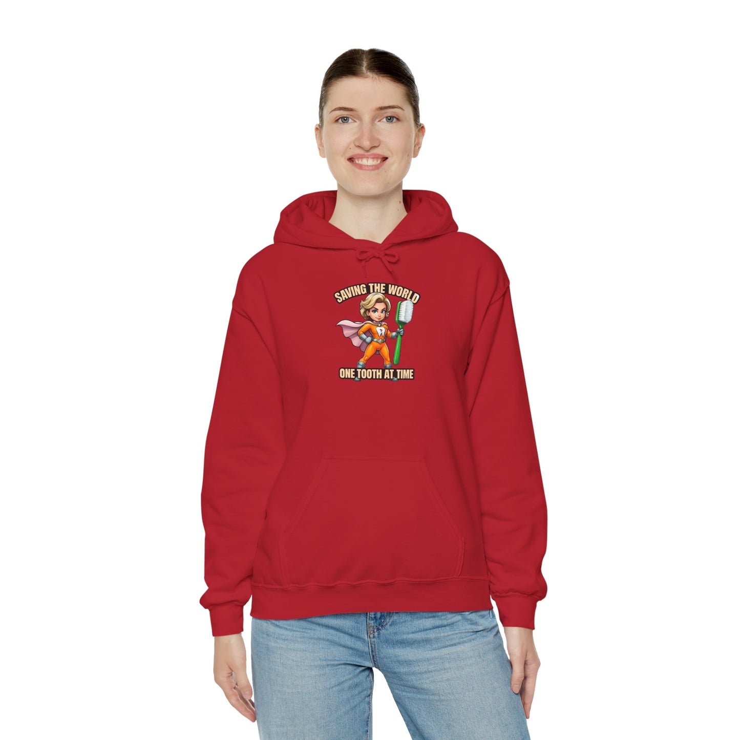 Super Smiles Defender - WW Unisex Heavy Blend™ Hooded Sweatshirt