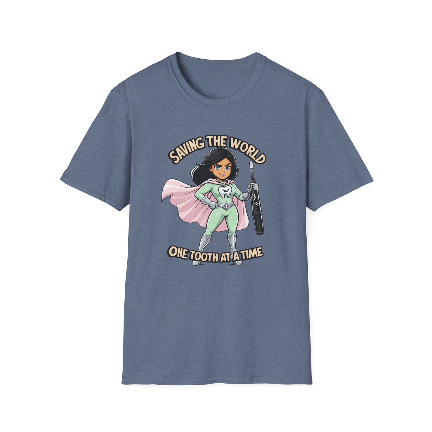 Super Smiles Defender - IW  Unisex Softstyle T-Shirt