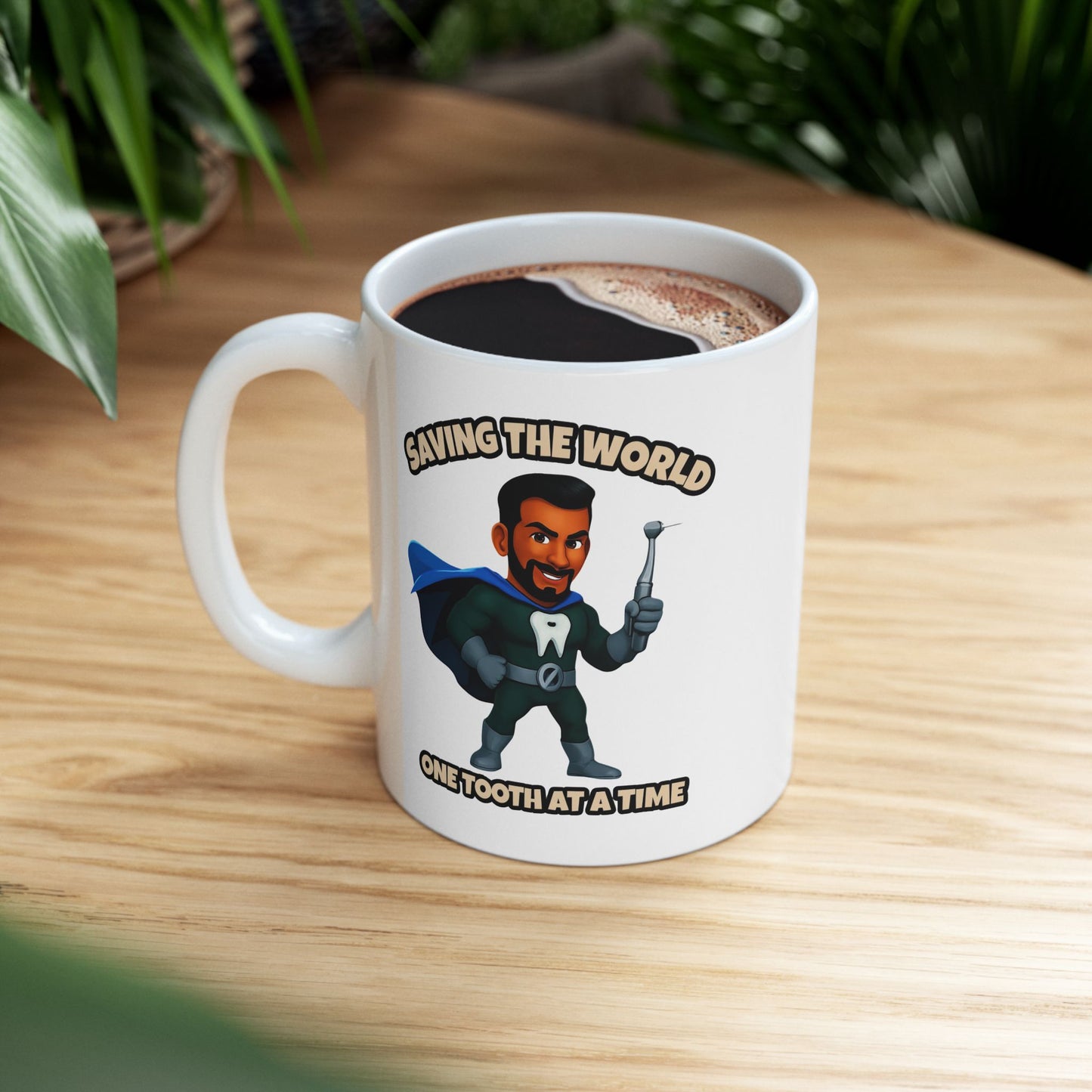 Super Smiles Defender - IM Ceramic Mug, (11oz)
