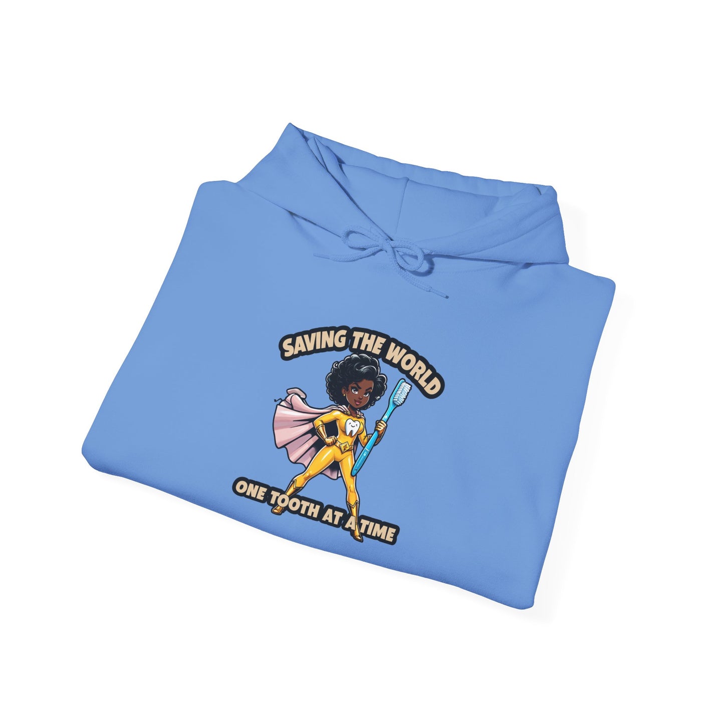 Super Smiles Defender - BW Unisex Heavy Blend™ Hooded Sweatshirt