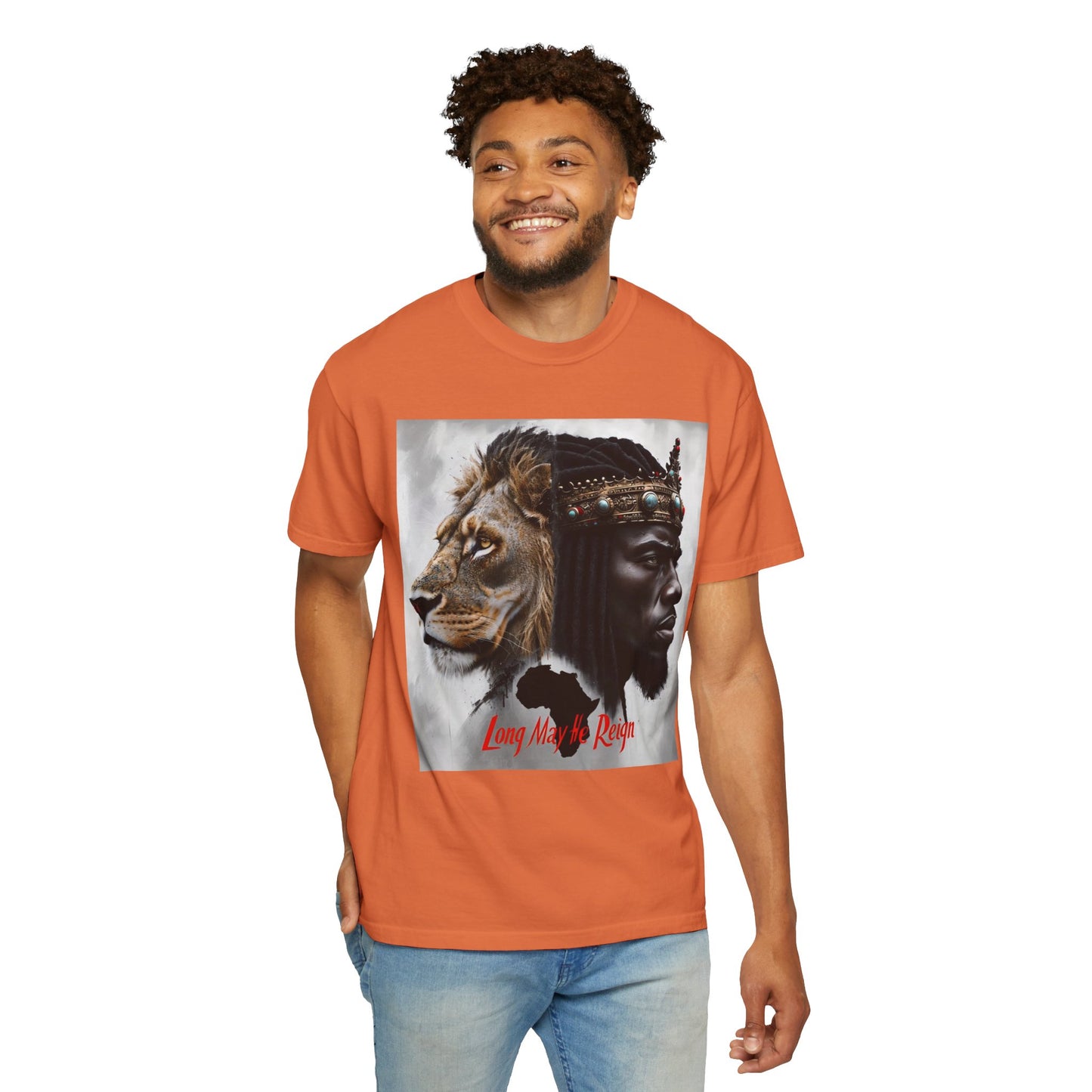 Long May He Reign (fierce) Unisex Garment-Dyed T-shirt