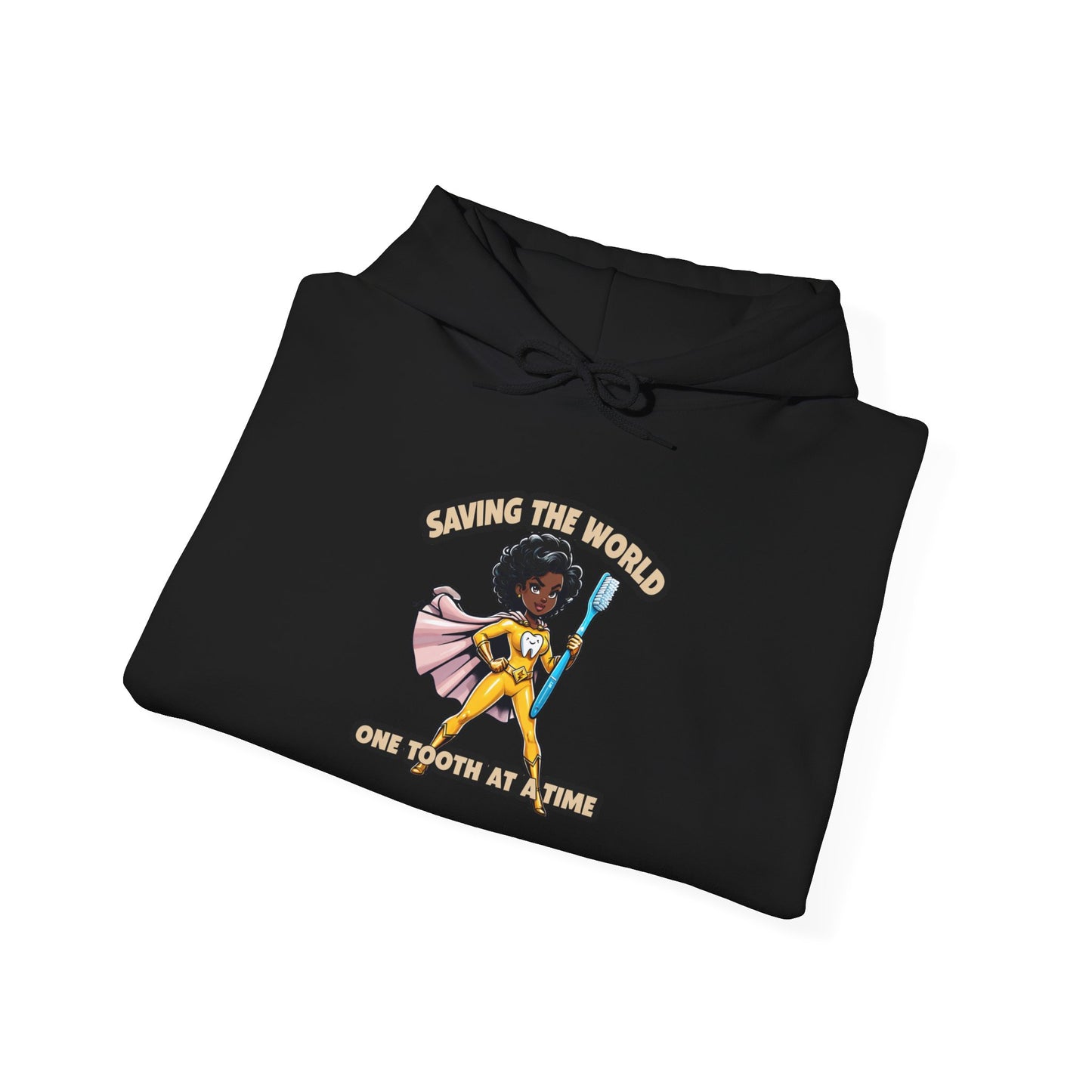 Super Smiles Defender - BW Unisex Heavy Blend™ Hooded Sweatshirt