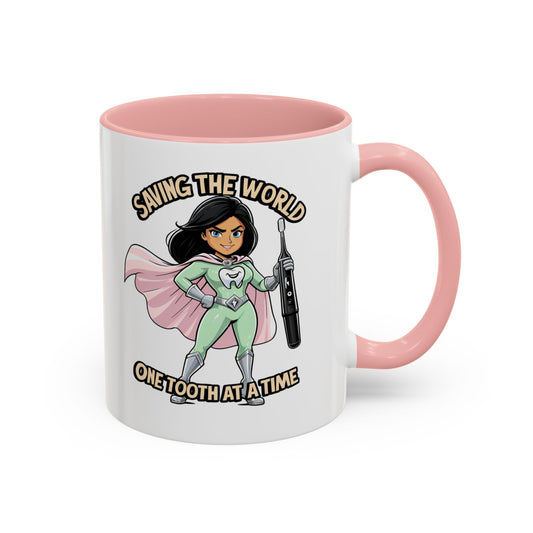Super Smiles Defender - IW  Accent Coffee Mug (11oz)