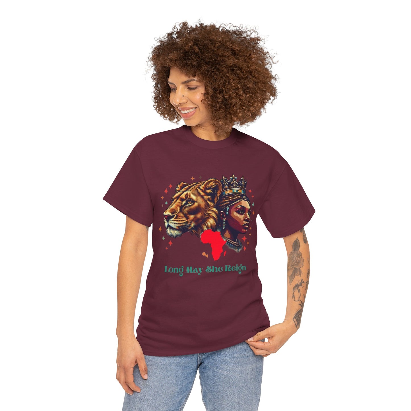 Long May She Reign Unisex Heavy Cotton Tee