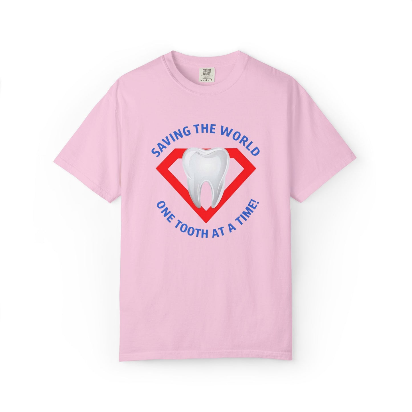 Super Tooth chest emblem Unisex Garment-Dyed T-shirt