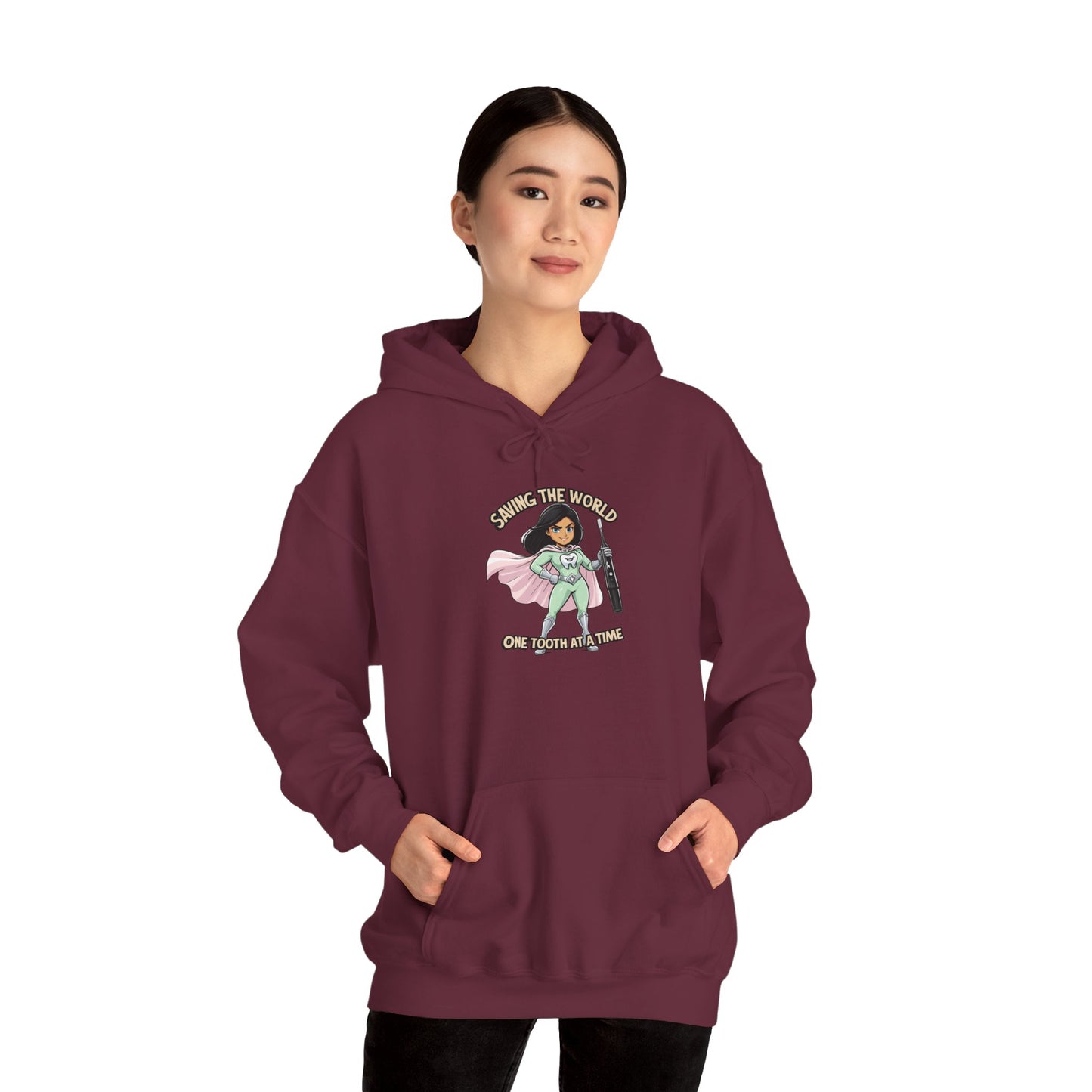 Super Smiles Defender - IW Unisex Heavy Blend™ Hooded Sweatshirt