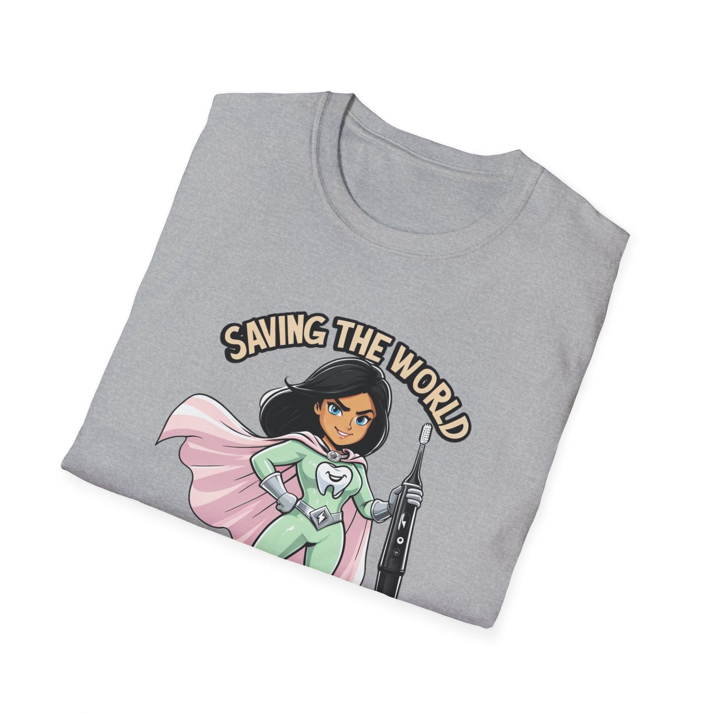 Super Smiles Defender - IW  Unisex Softstyle T-Shirt