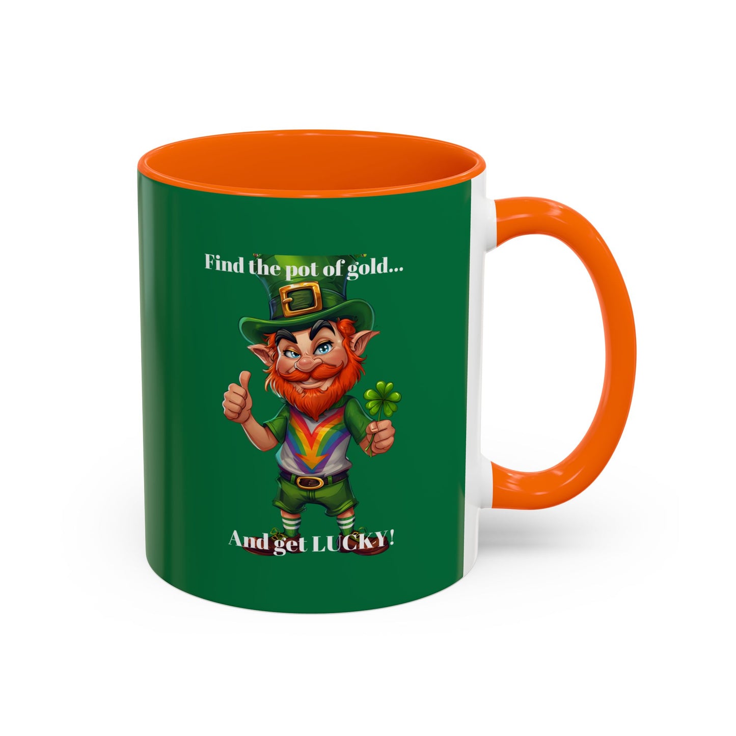 Accent Mug - Get Lucky M Design - 11oz