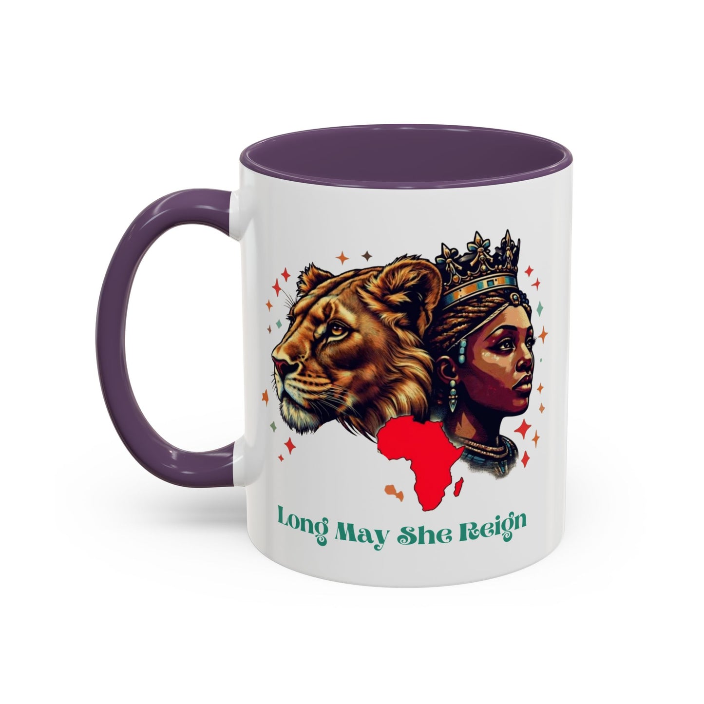 Long May She Reign -  Accent Coffee Mug (11oz)