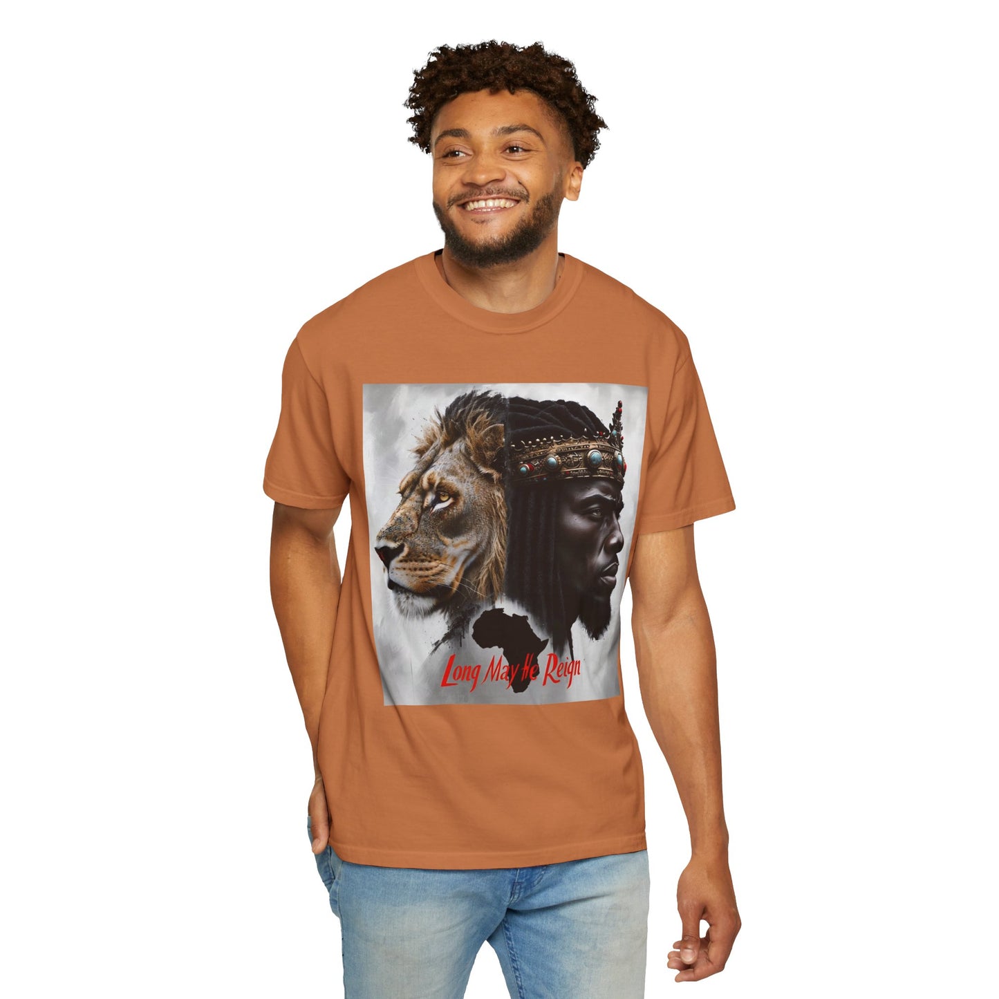 Long May He Reign (fierce) Unisex Garment-Dyed T-shirt