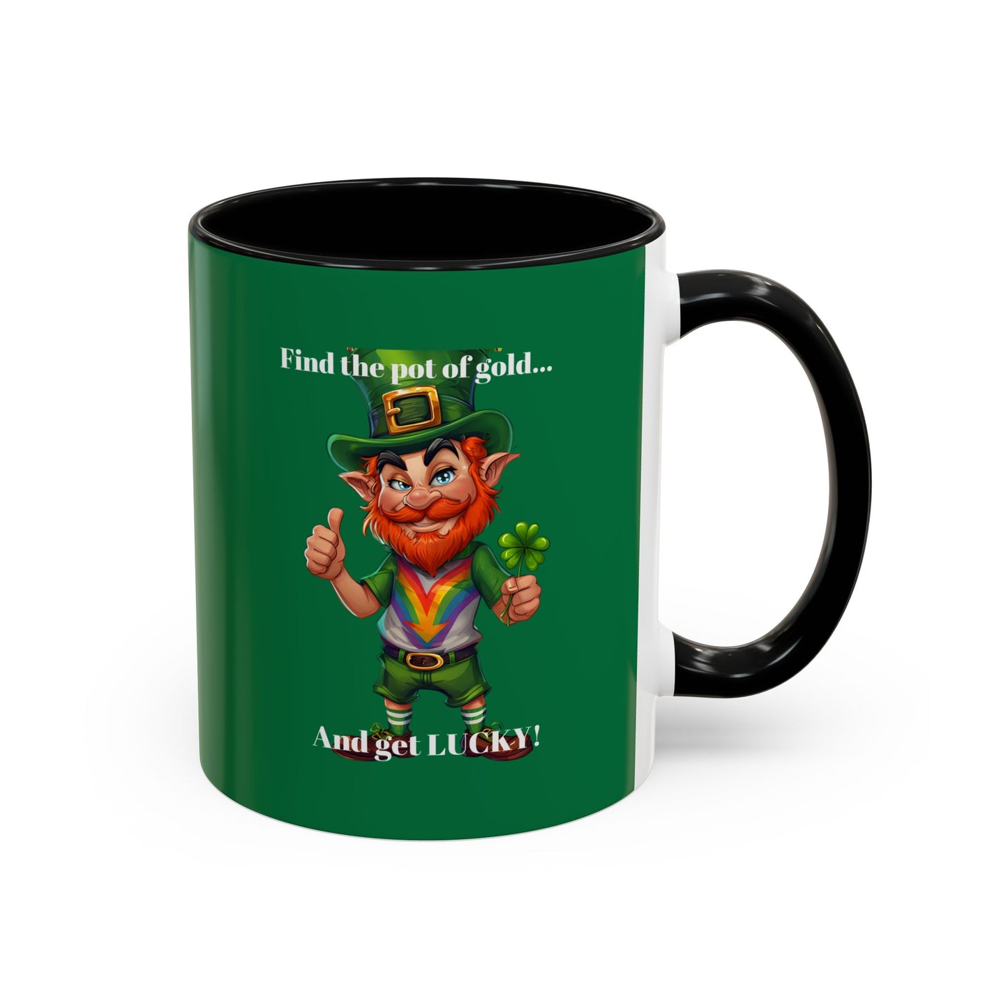 Accent Mug - Get Lucky M Design - 11oz