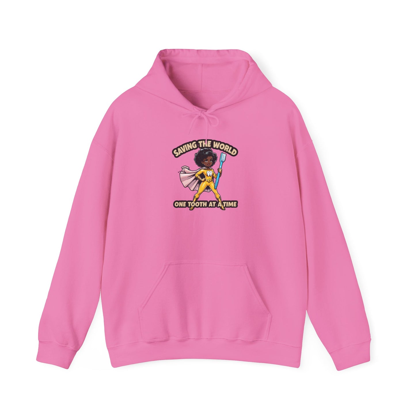 Super Smiles Defender - BW Unisex Heavy Blend™ Hooded Sweatshirt