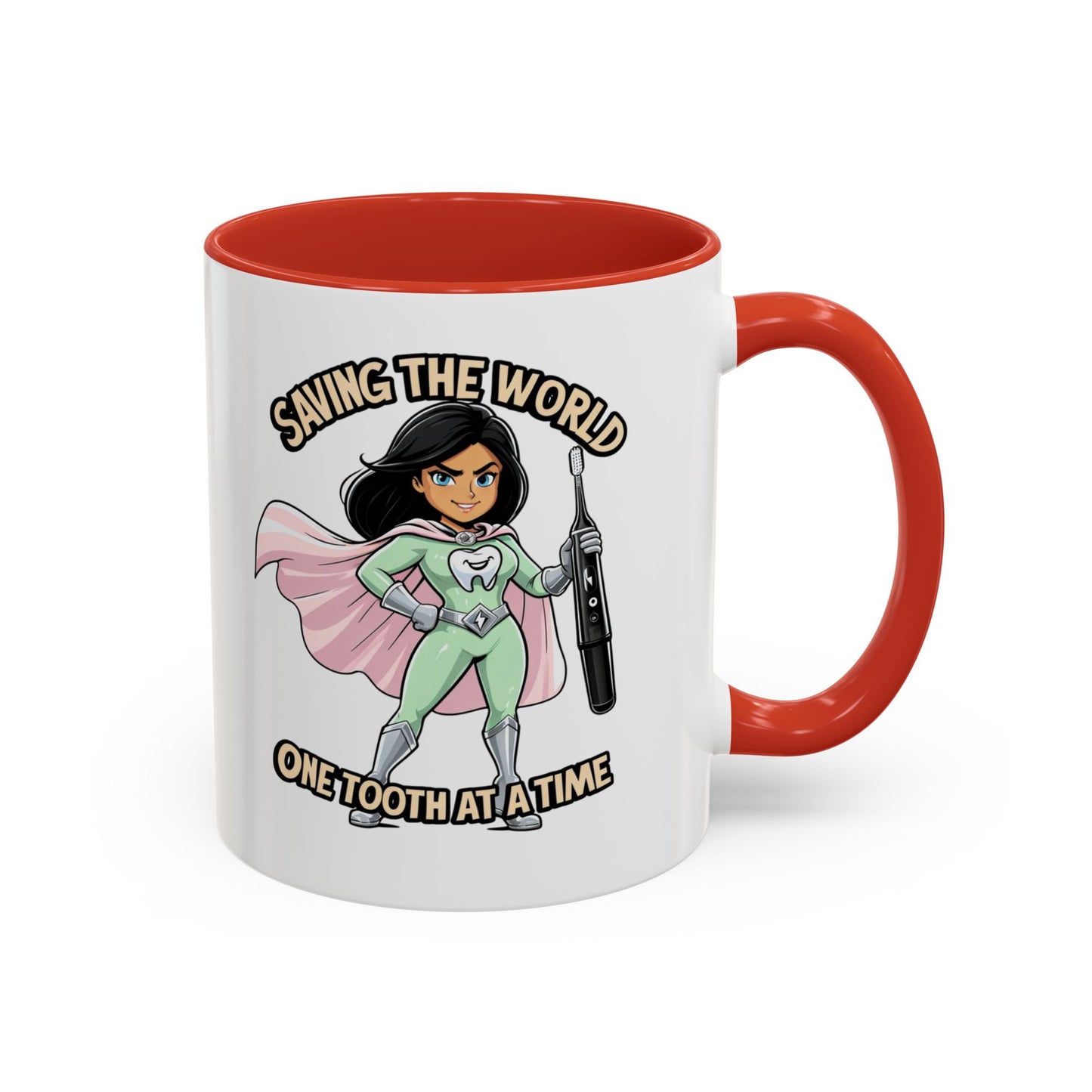 Super Smiles Defender - IW  Accent Coffee Mug (11oz)