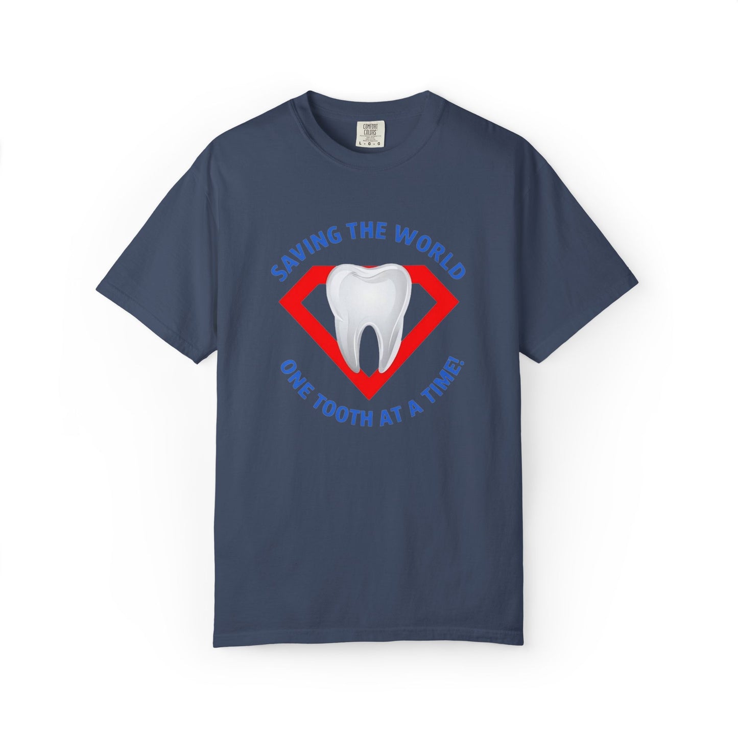 Super Tooth chest emblem Unisex Garment-Dyed T-shirt